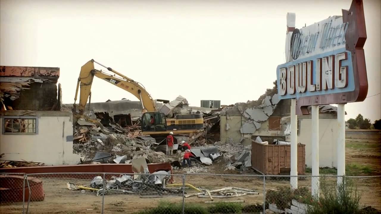 Wagon Wheel Bowling Alley Demolition