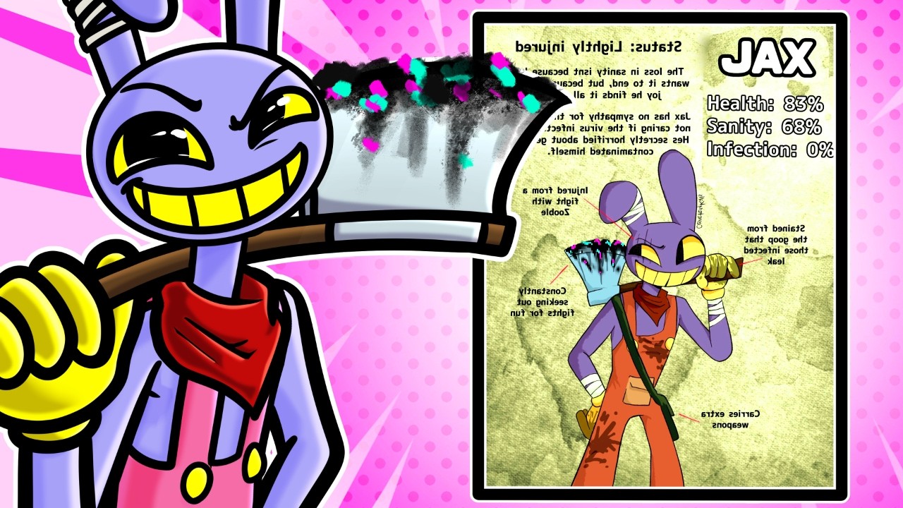 Jax Reage ao Universo Alternativo do Circo Digital | Infection