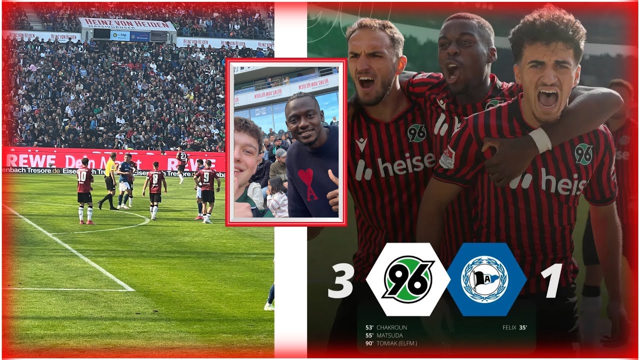 Zurück in der ERFOLGSSPUR? 🤩😍☝🏼 | HANNOVER 96 VS ARMINIA BIELEFELD STADIONVLOG