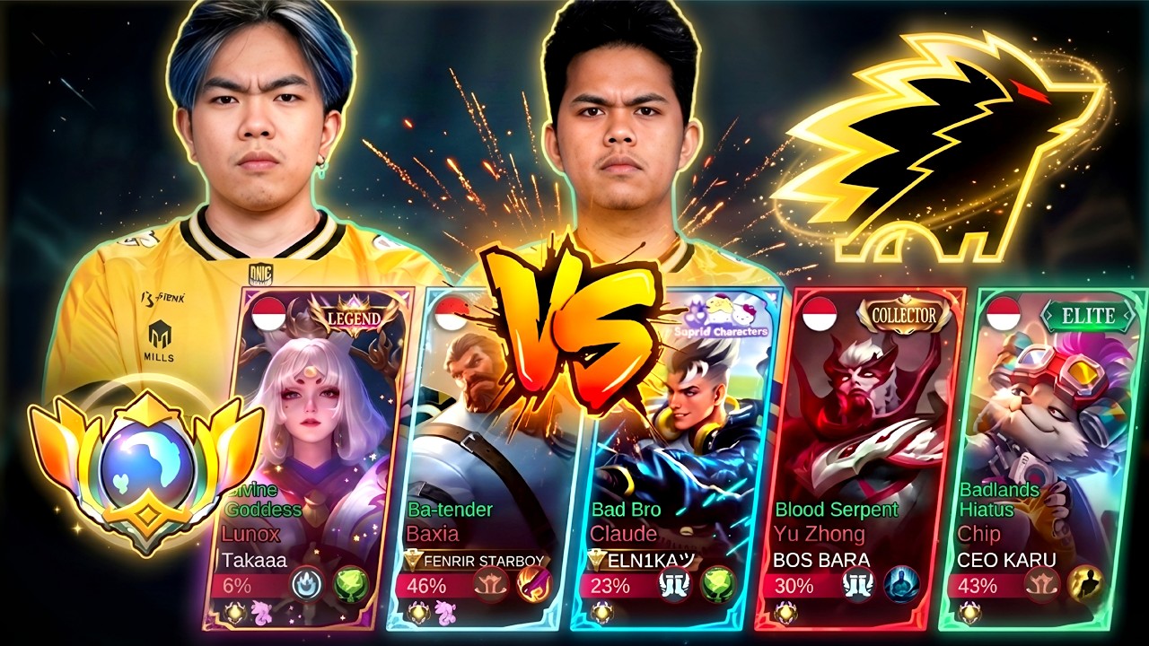 ¡KIBOY y SANZ SE ENFRENTAN AL MEJOR EQUIPO EN RANK DEL MUNDO STARBOY VILLAINS! | MOBILE LEGENDS