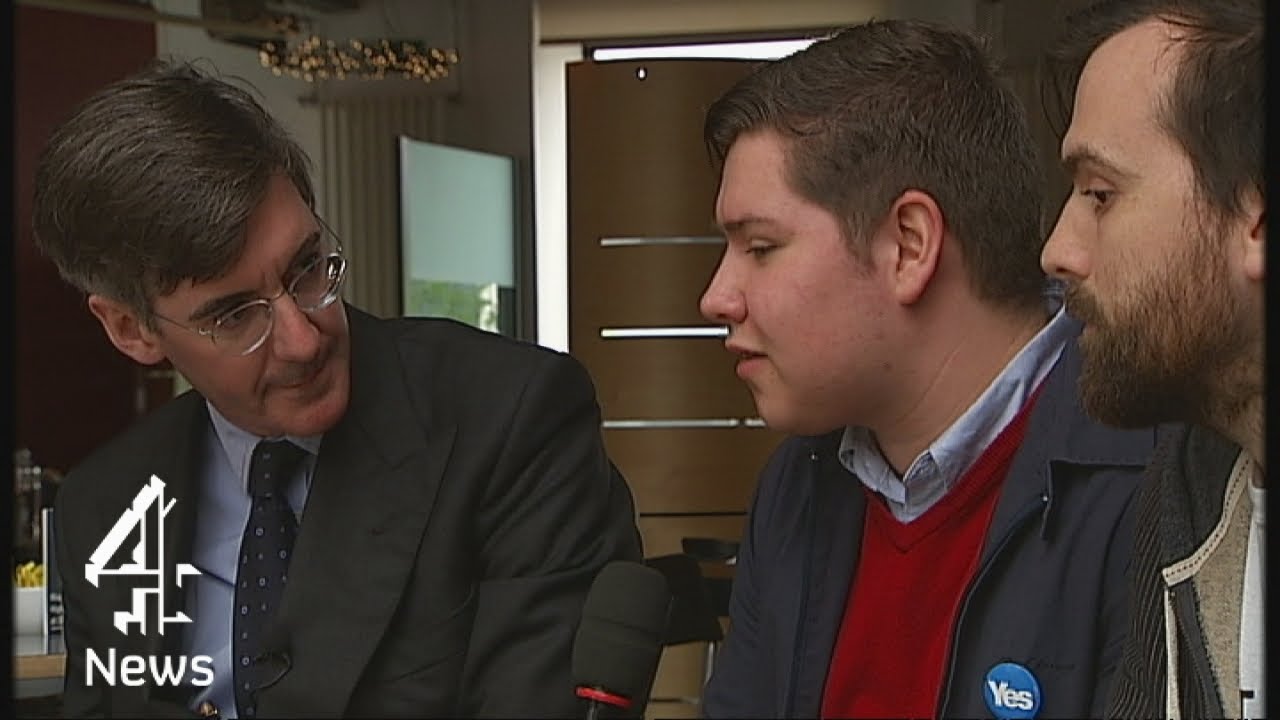 Scottish independence: Jacob Rees-Mogg vs young yes campaigners | Channel 4 News