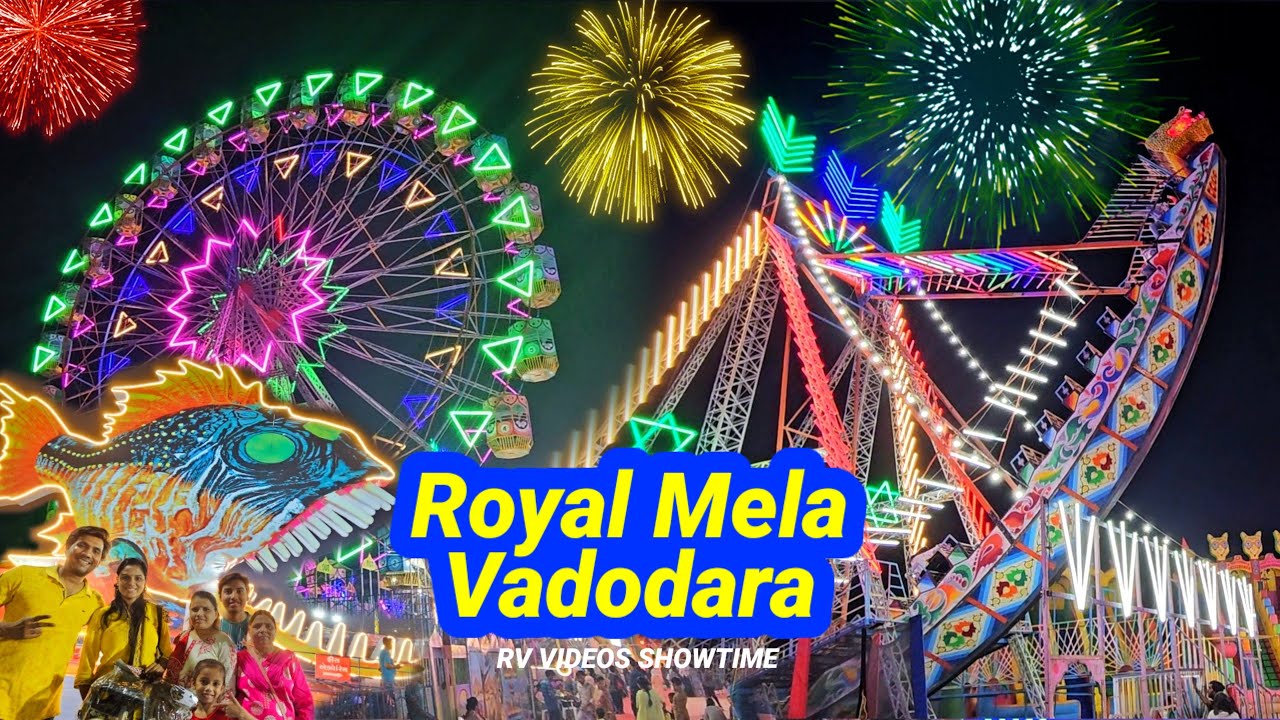 Royal Fun Fair Vadodara, Mela, Amusement Park, Dragon Train, Chakdol, Jhula Rides Screaming