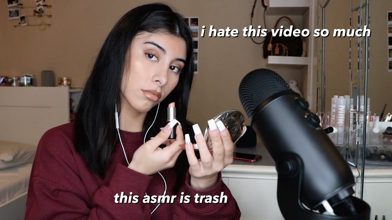 Doing My Makeup In ASMR...and I HATE it