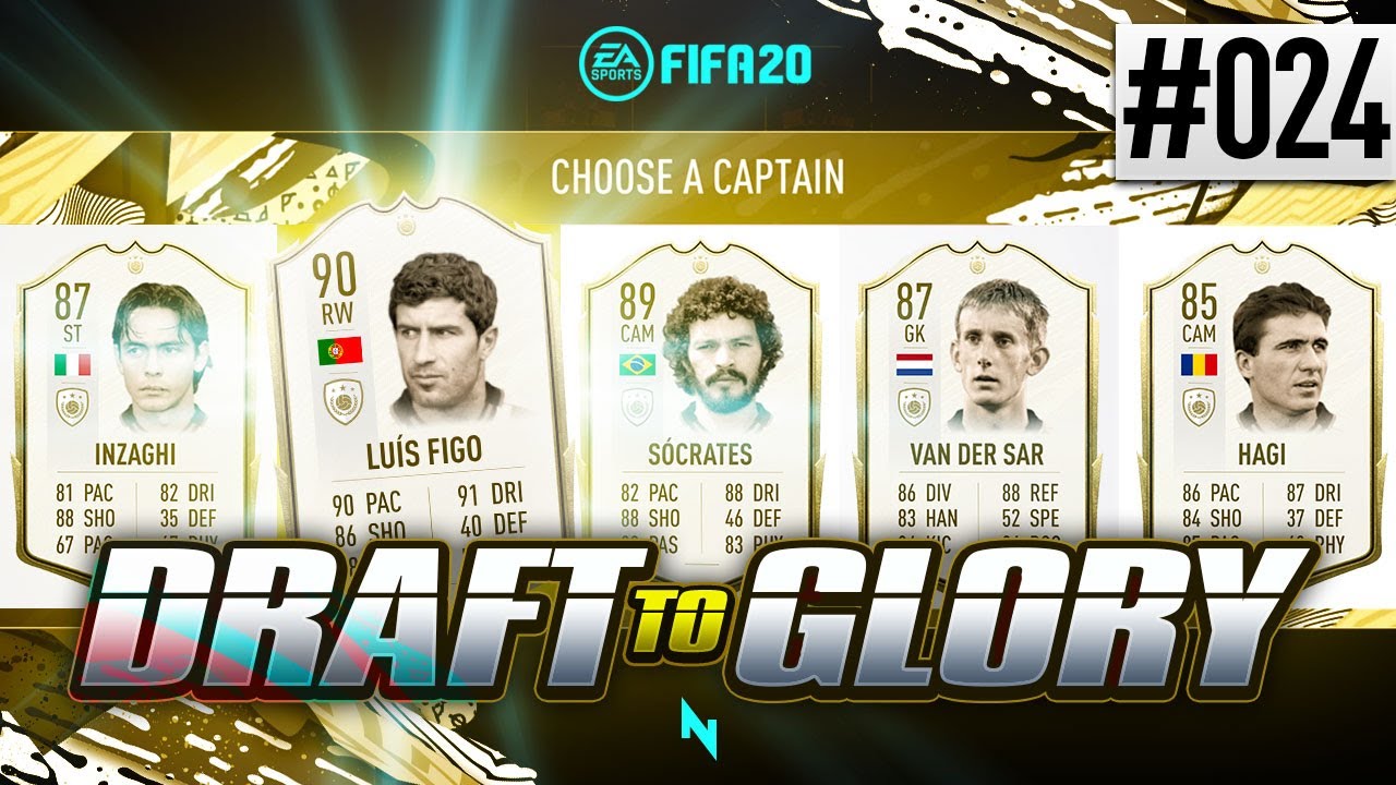 NEW ICONS IN DRAFT! - FIFA20 - ULTIMATE TEAM DRAFT TO GLORY #24