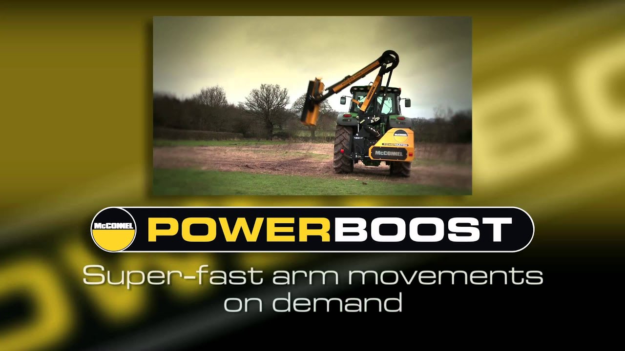 McConnel POWERBOOST - Super-fast arm movements on demand