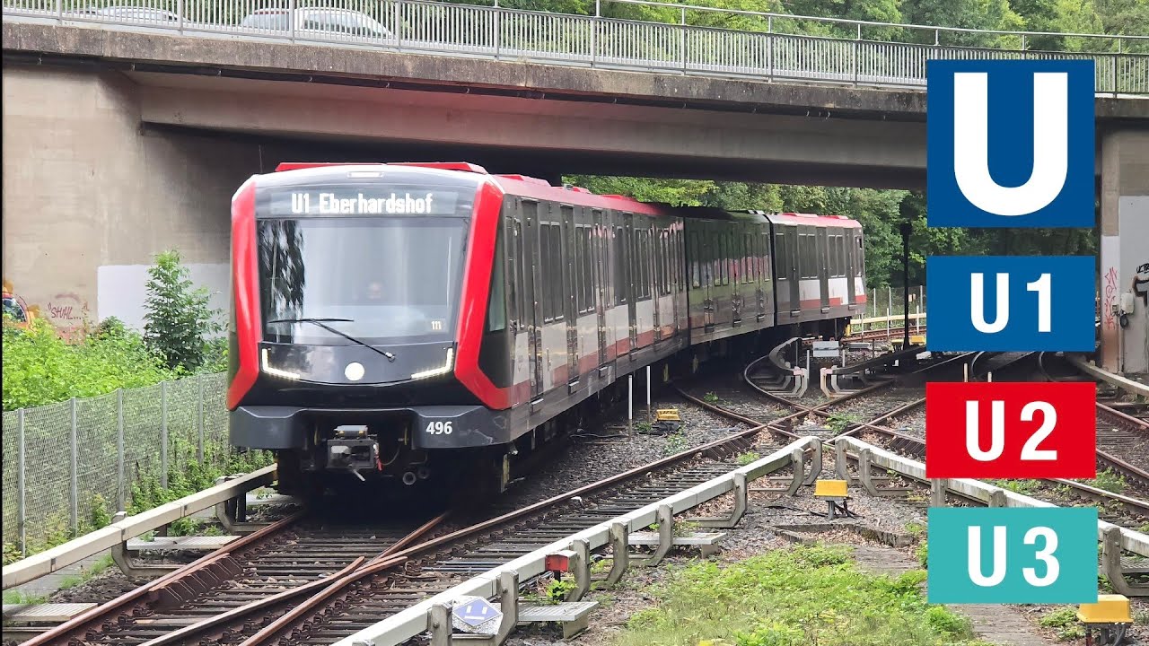 [NÜRNBERG] Toute les ligne U-bahn de Nürnberg U1 U2 et U3