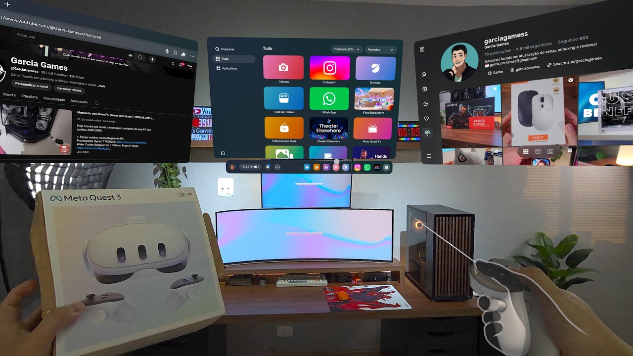 Comprei um Meta Quest 3 em 2025! (Meu Setup VR dos Sonhos)