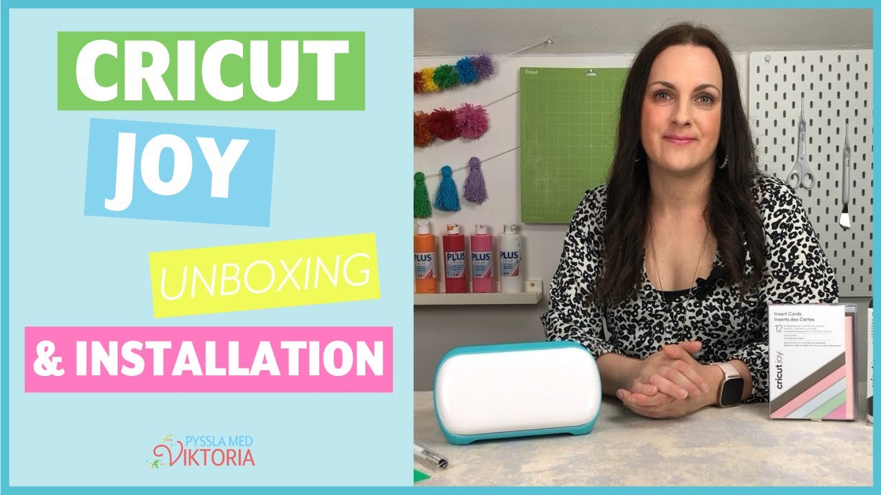 Hur Du Packar Upp och Installerar Cricut Joy! (på svenska)