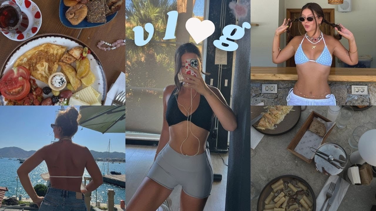 tatilde nasıl fit kalıyorum | datça vlog