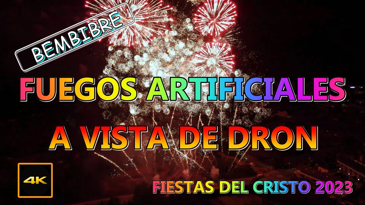 Fuegos Artificiales A Vista de Dron | Fiestas del Cristo 2023 | Bembibre