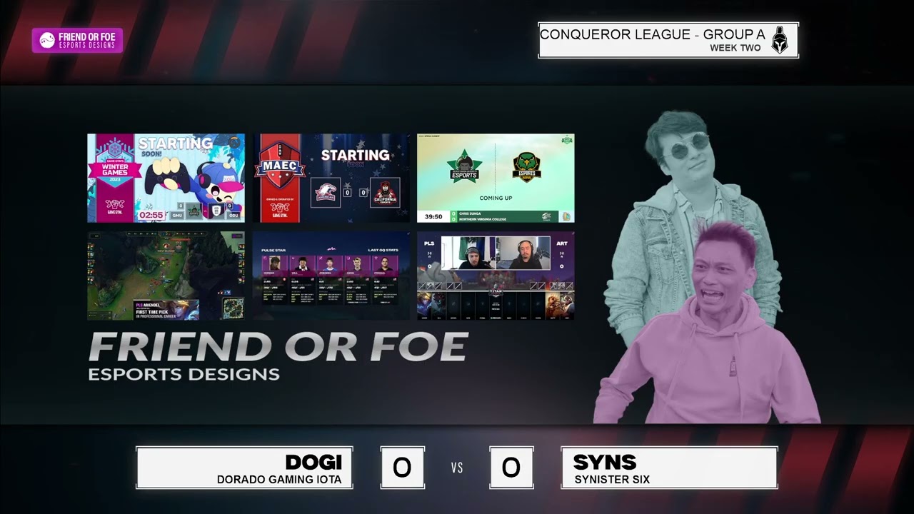TES 2026 Winter | Conqueror League Week 2 | Dorado Gaming Iota Vs. Synister Six