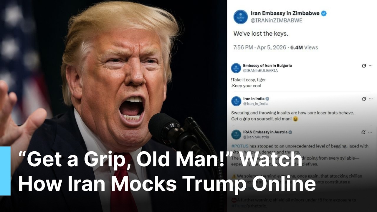 &ldquo;Get a Grip, Old Man&rdquo; Iranian Embassies Troll Trump After Strait of Hormuz Profanity-Laced Post|AC1B