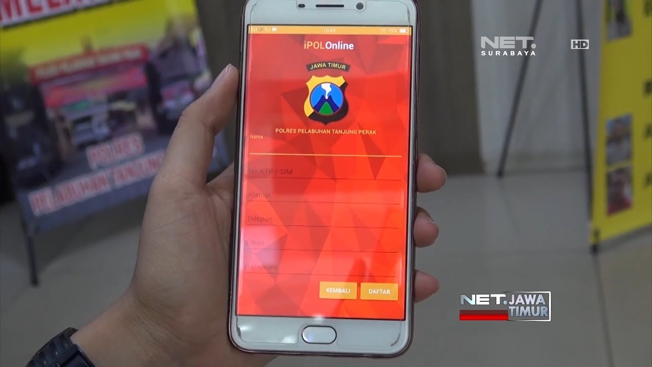 NET. JATIM - APLIKASI ONLINE PENGADUAN MASYARAKAT PADA POLISI