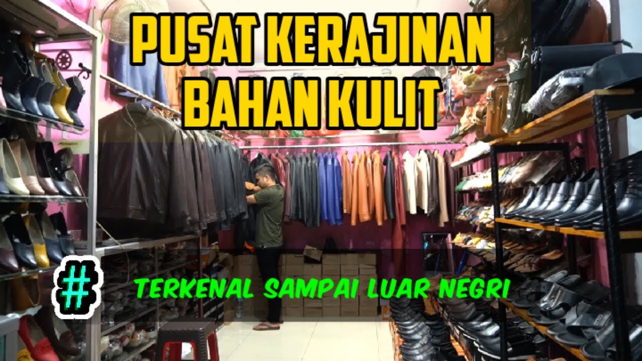 PUSAT KERAJINAN LEATHER TERBESAR DI ASIA #kulit #jaketkulit #garut