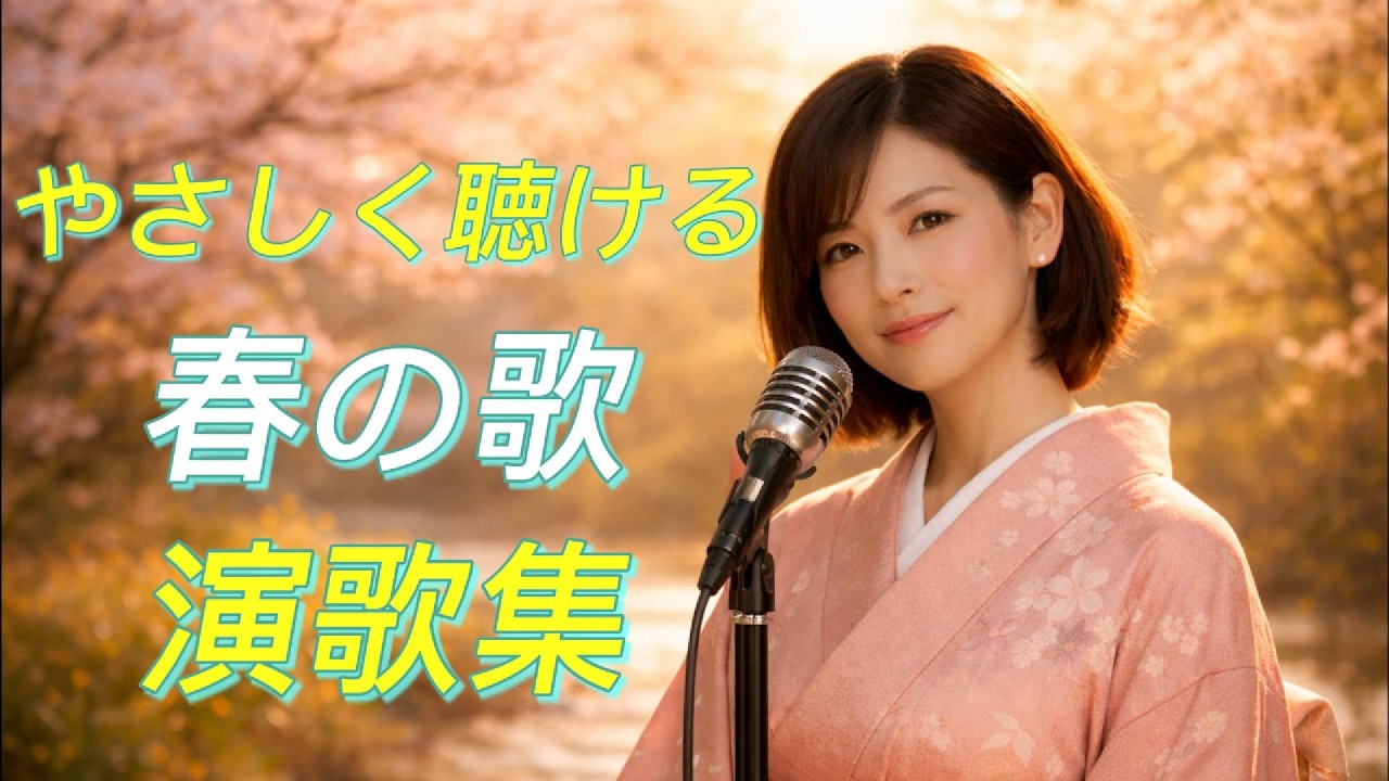 やさしく聴ける春の歌｜演歌集[演歌の響き]