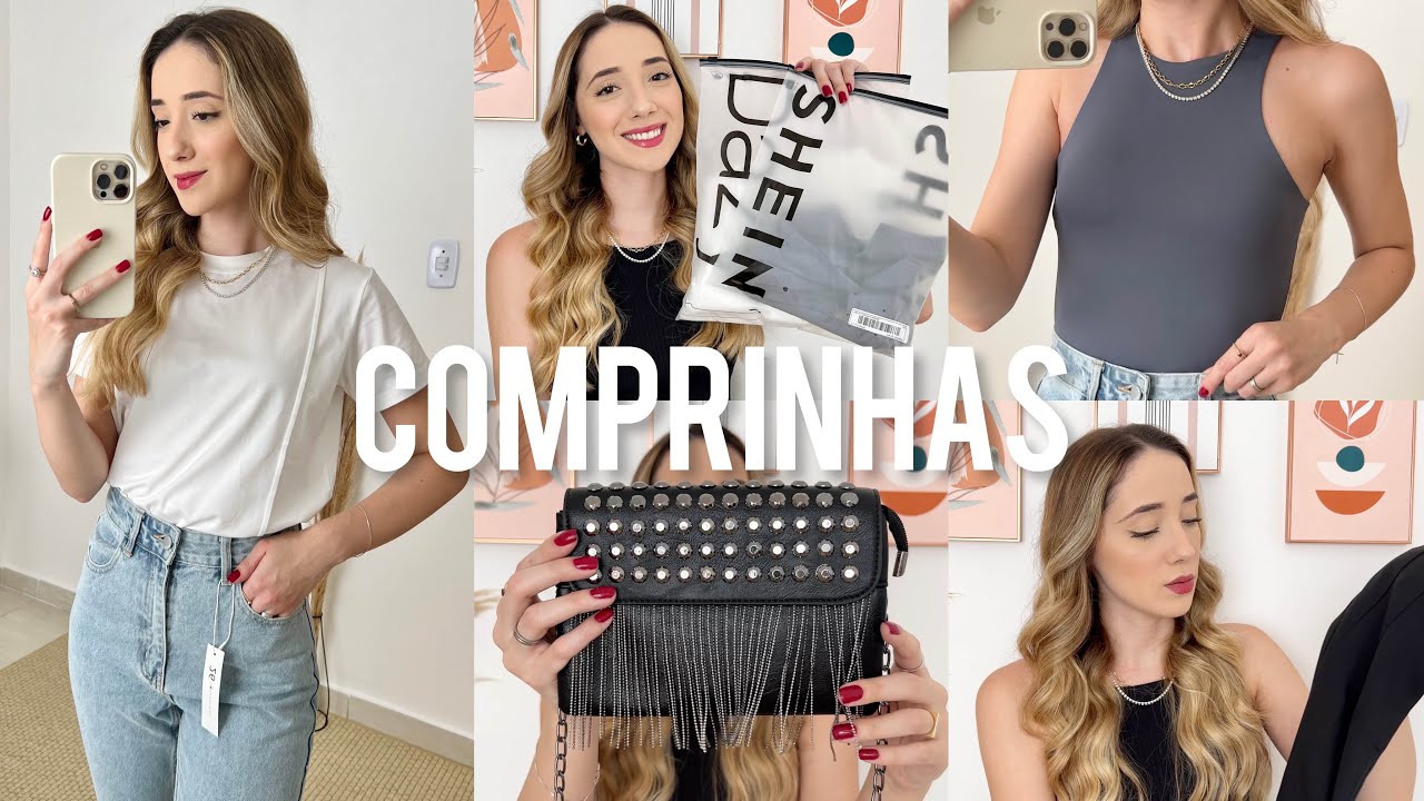 COMPRINHAS SHEIN | ROUPAS PARA TRABALHAR, BOLSAS, PEÇA METALIZADA TENDÊNCIA E MUITO MAIS #shein