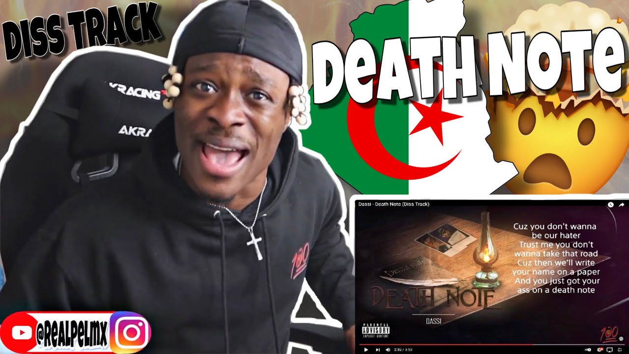 Dassi - Death Note (дисс-трек) 🤦🏾‍♂️🤯🔥🔥 Реакция