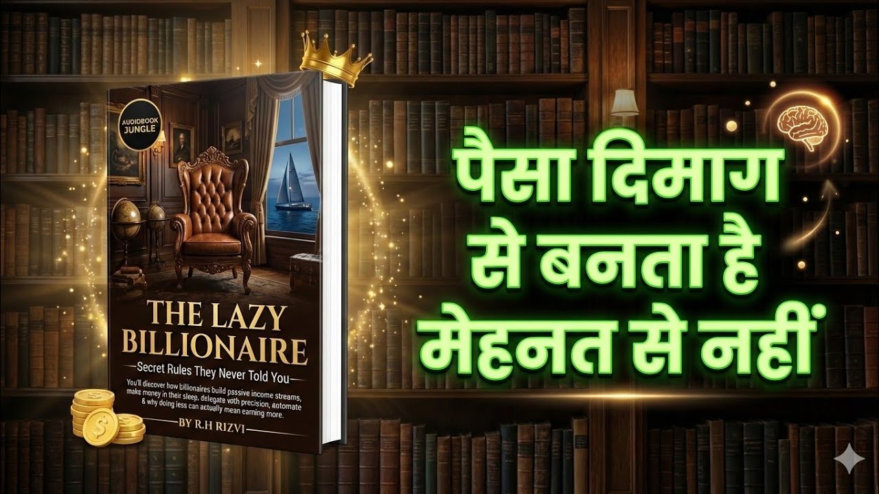Lazy Billionaire Mindset Explained|Paisa Dimaag Se Banta Hai, Mehnat Se Nahi|System & Passive Income