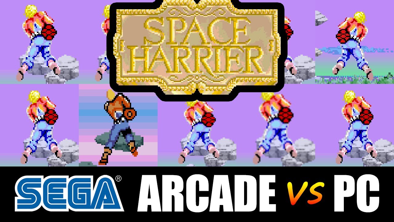 Space Harrier - SEGA ARCADE vs PC
