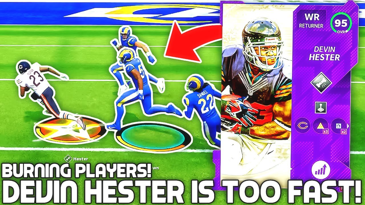 Devin Hester IS WAY TOO FAST! SPEED DOMINATES! Madden 21