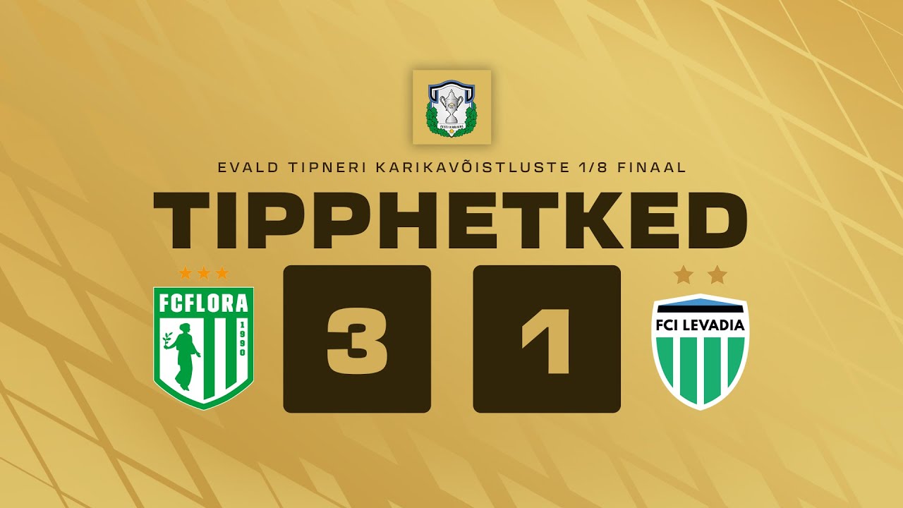 Tipneri karikavõistlused 1/8-finaal: Tallinna FC Flora - Tallinna FCI Levadia  3:1 (29.10.2025)