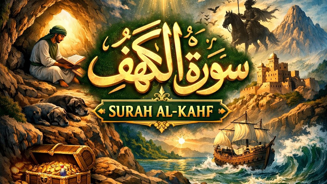 Friday Special Surah | Surah Al Kahaf Tilawat | Powerful Blessings & Rizq | Friday Special Surah