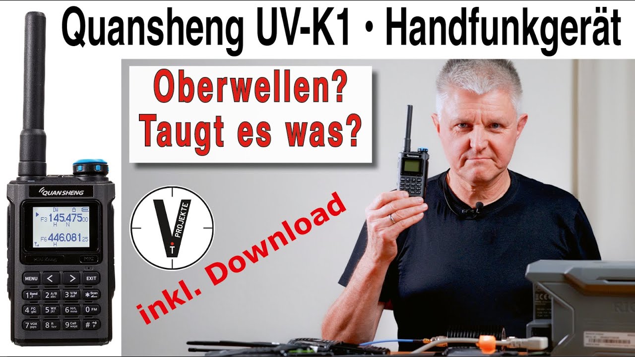 Handfunkgerät Quansheng UV-K1 | Oberwellen | Vorteile Nachteile | inkl. Download | Notfunk