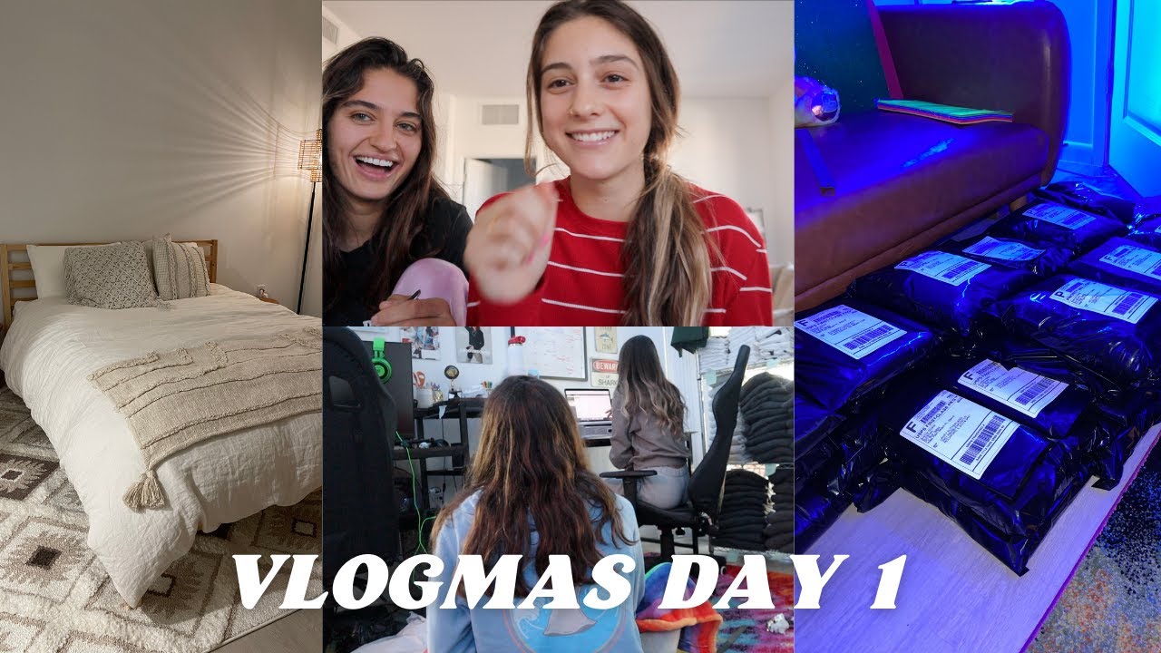 VLOGMAS ДЕНЬ 1: новый декор квартиры и успехи малого бизнеса!