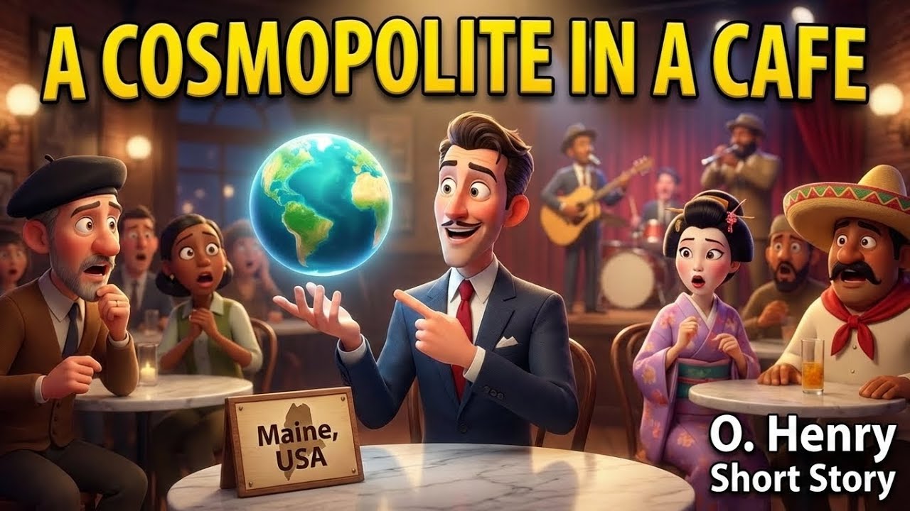 A Cosmopolite in a Cafe | O. Henry Short Story | English Animated Story