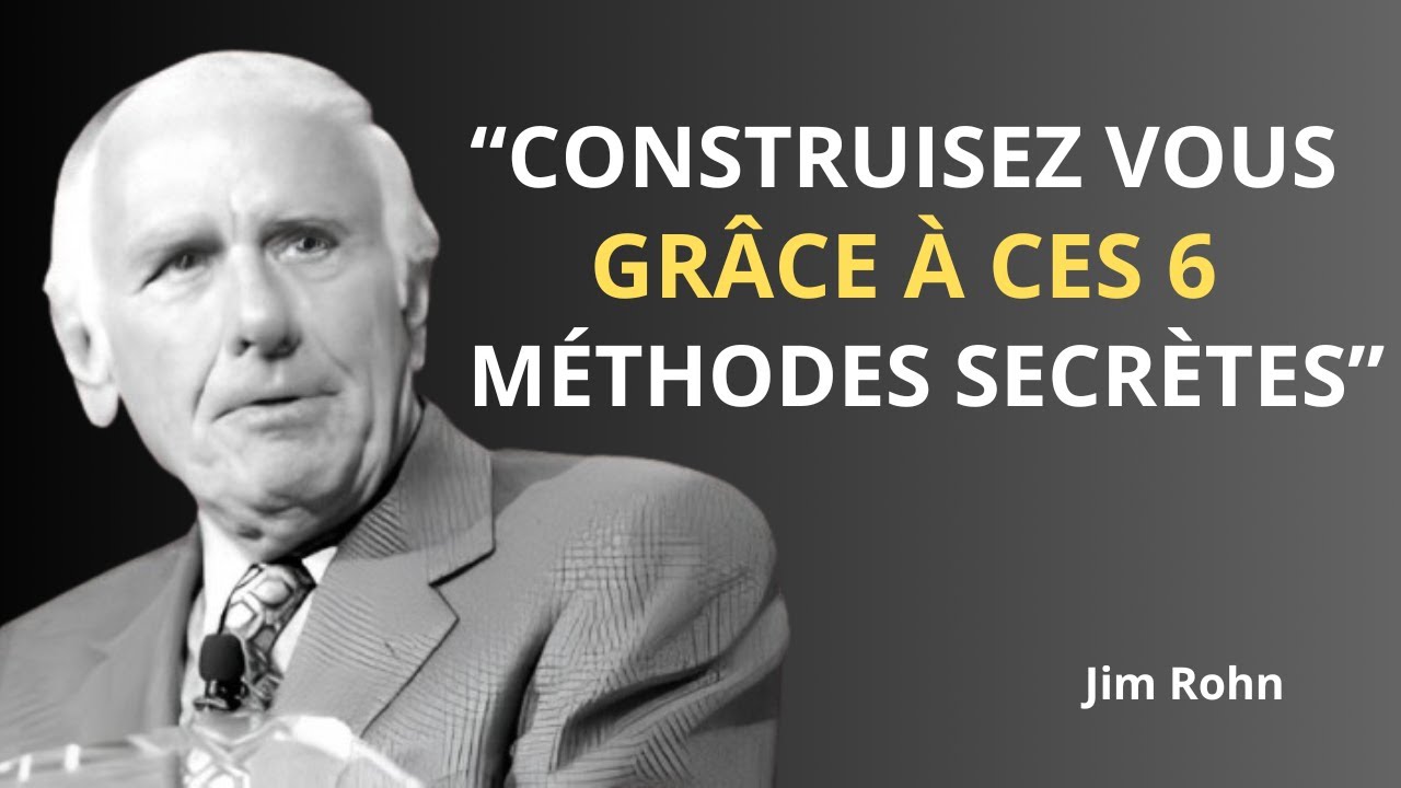 Construisez-vous tranquillement grâce à ces 6 méthodes | Jim Rohn Wisdom