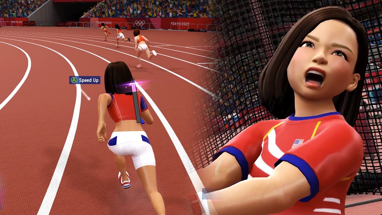 Olympic Games Tokyo 2020 PC GAMEPLAY - Athletics