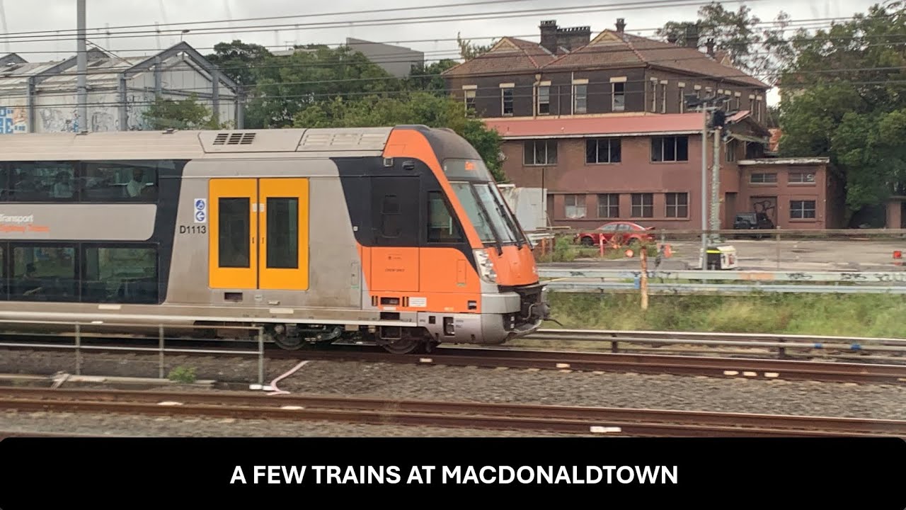 A few trains at Macdonaldtown 