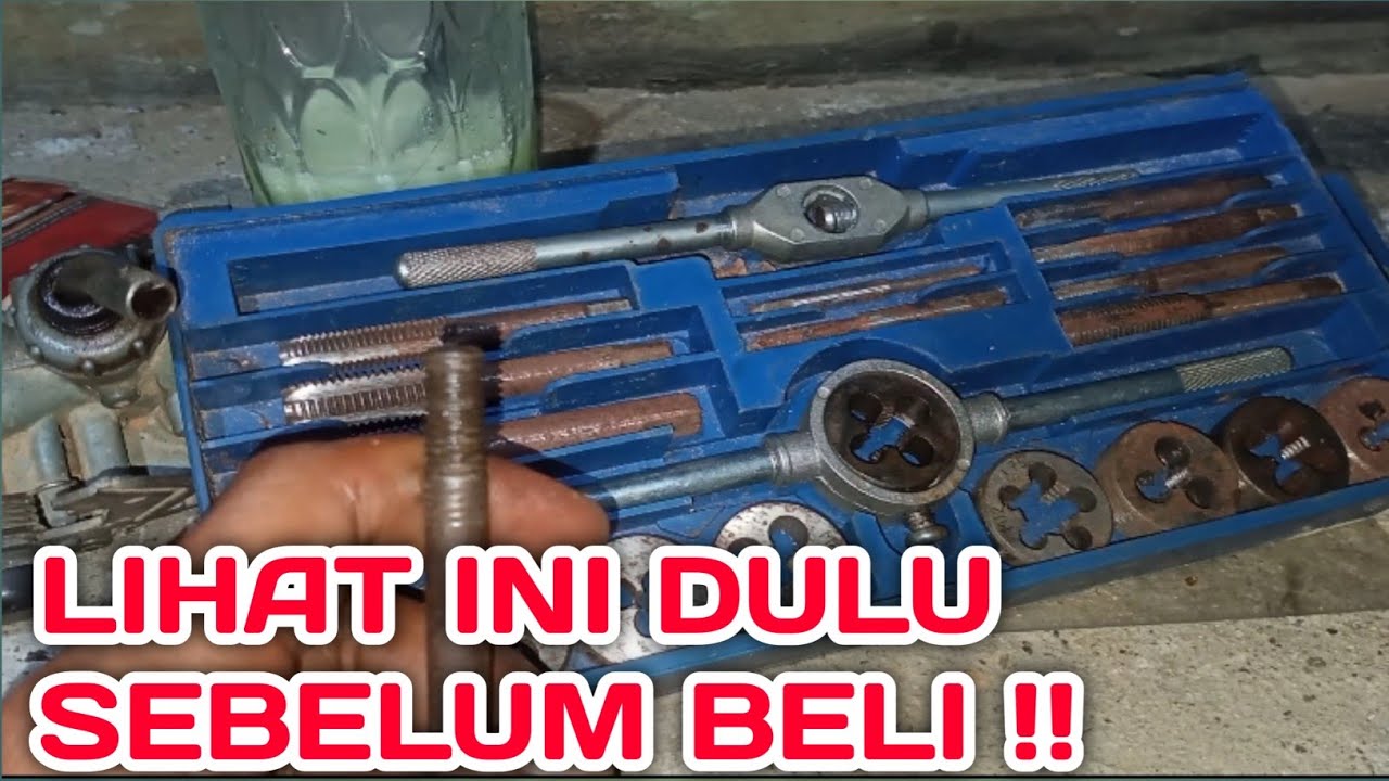 Review Tap senai murah | Cara membuat drat baut dan mur #GarasiIn.