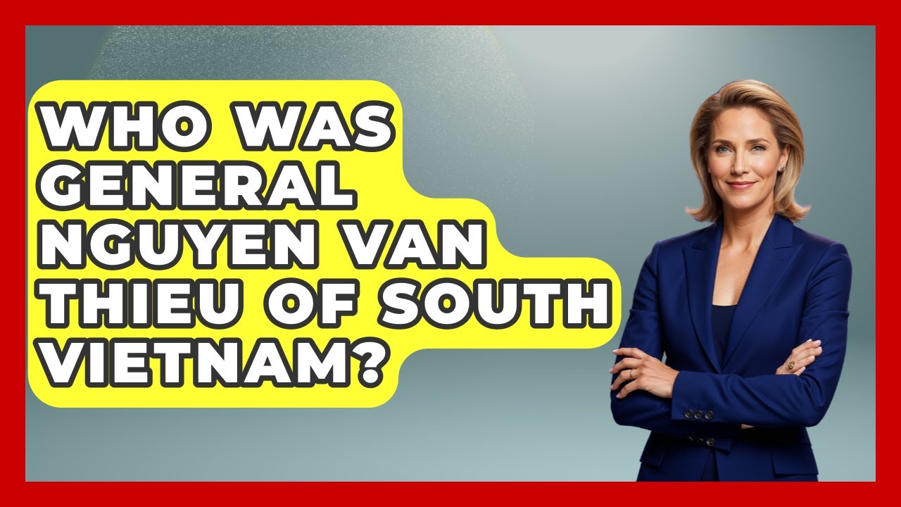 Who Was General Nguyen Van Thieu Of South Vietnam? - The Vietnam War Files
