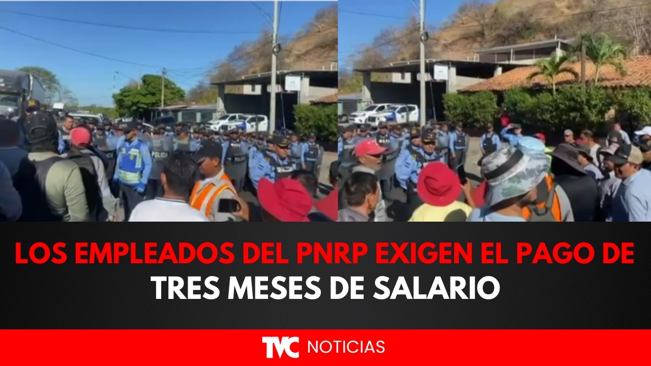 Los empleados del PNRP  exigen el pago de tres meses de salario