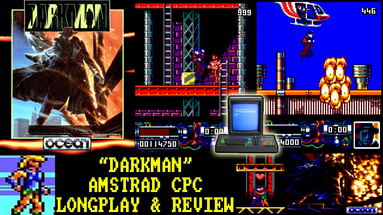 [AMSTRAD CPC] Darkman - Longplay & Review