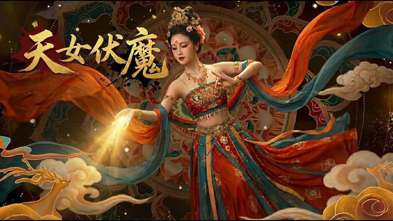 【天女伏魔】霓裳飛舞斬魔龍，天女悲憫眾生化金剛｜絲路融合 × 磅礴戲劇 × 英雄氣概