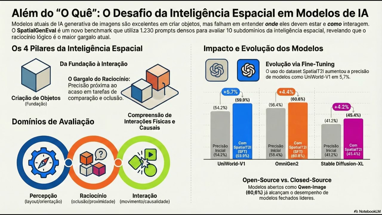 Por que a IA de imagem ainda se perde no espaço?