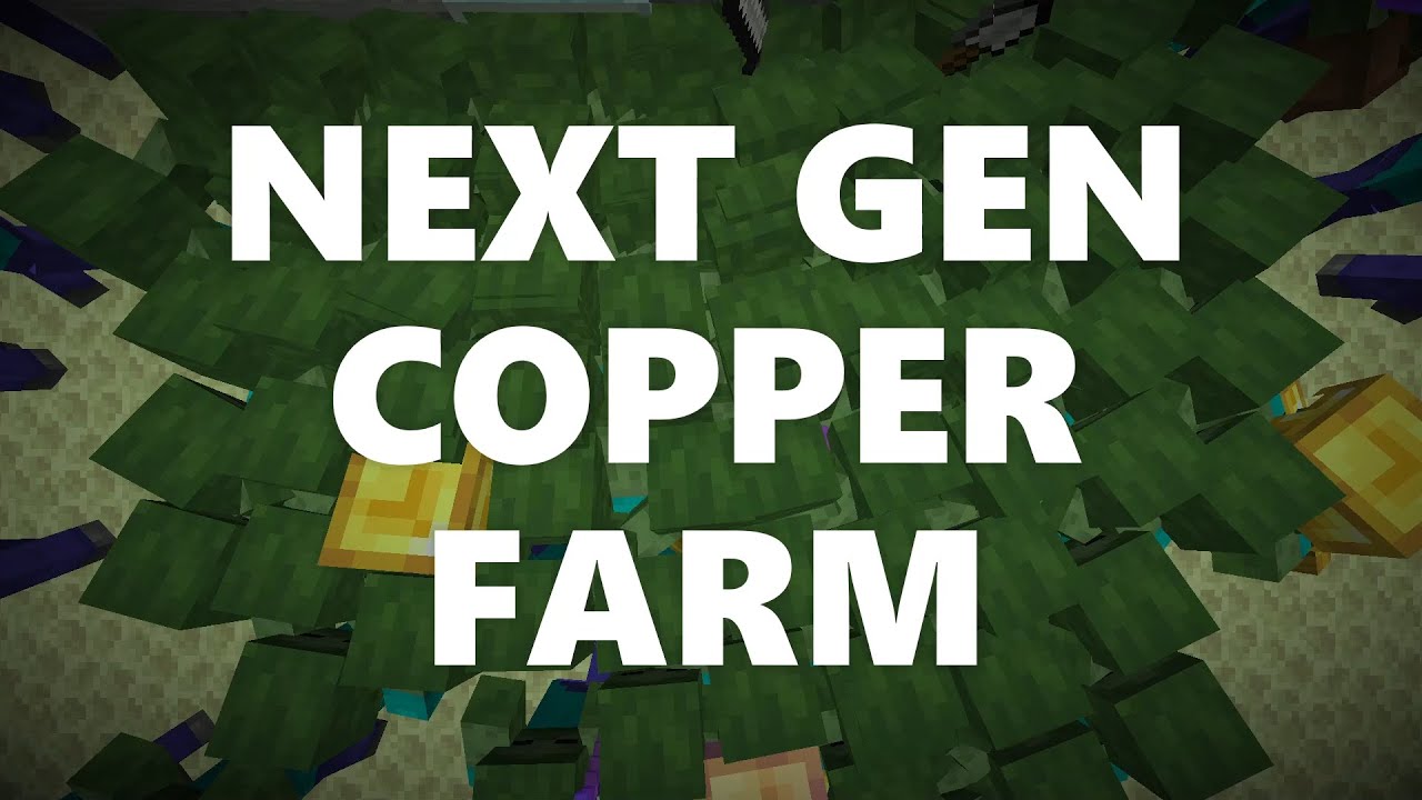 Minecraft Elegance: Next Generation Copper Farm (Java 1.17-1.21.1)