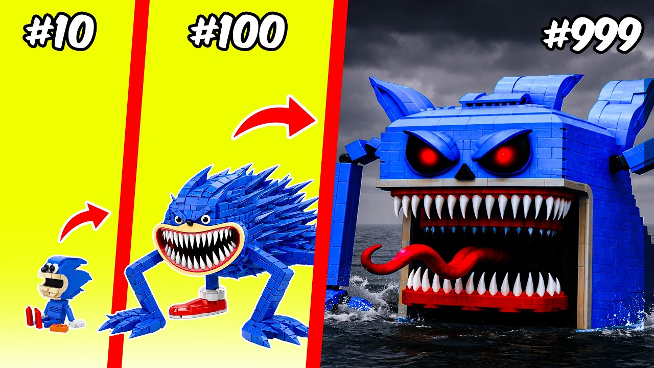 Construyo el LEGO Shin Sonic Eater en las profundidades marinas | Brick Trick Español