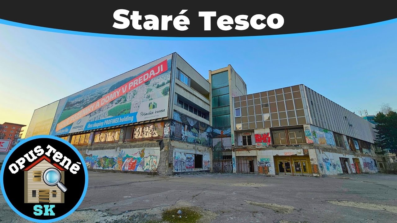 Opustený obchodný dom PRIOR 🏬 Staré Tesco 🏬 Banská Bystrica 🏚️  URBEX