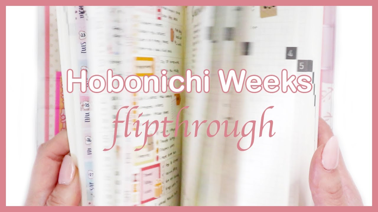 Hobonichi Weeks January to June 2021 Flipthrough