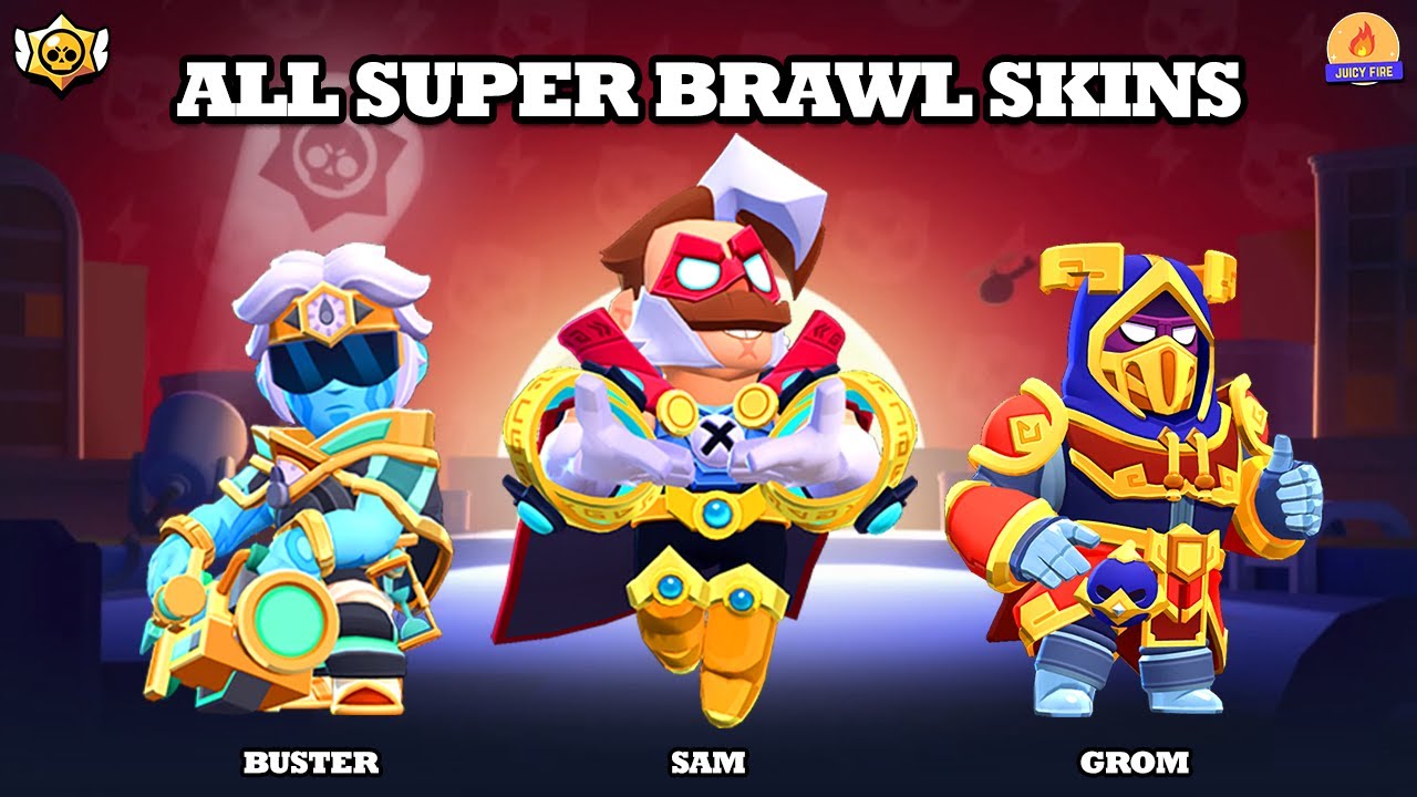 Brawl Stars | All Super Brawl Skins Unlocked