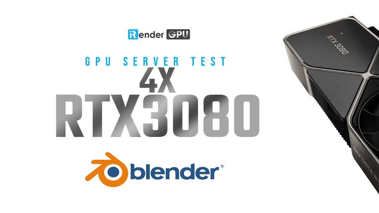 Powerful GPU Render Farm for Blender & Cycles Render with 4x RTX 3080 | iRender Cloud Rendering