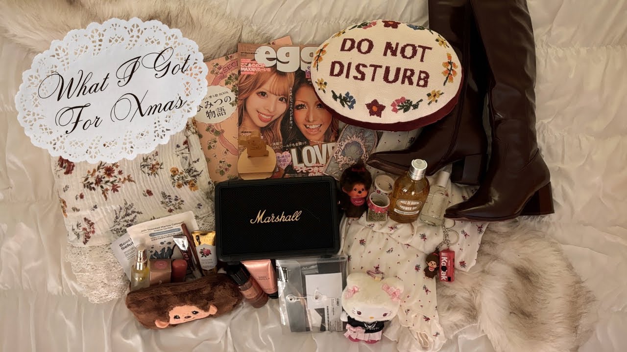 what i got for christmas 2025 ❆ cozy, whimsical & crafty