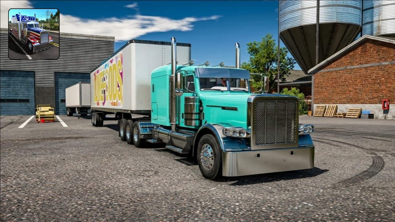 Truck Simulator Drive USA : Evo (Open Beta) | Peterbilt 389 8x4 Transporting Bamboos 