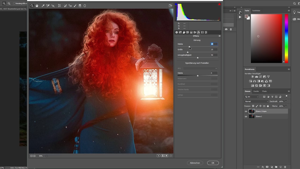 Malerischer Bildlook in Photoshop | Photoshop Tutorial