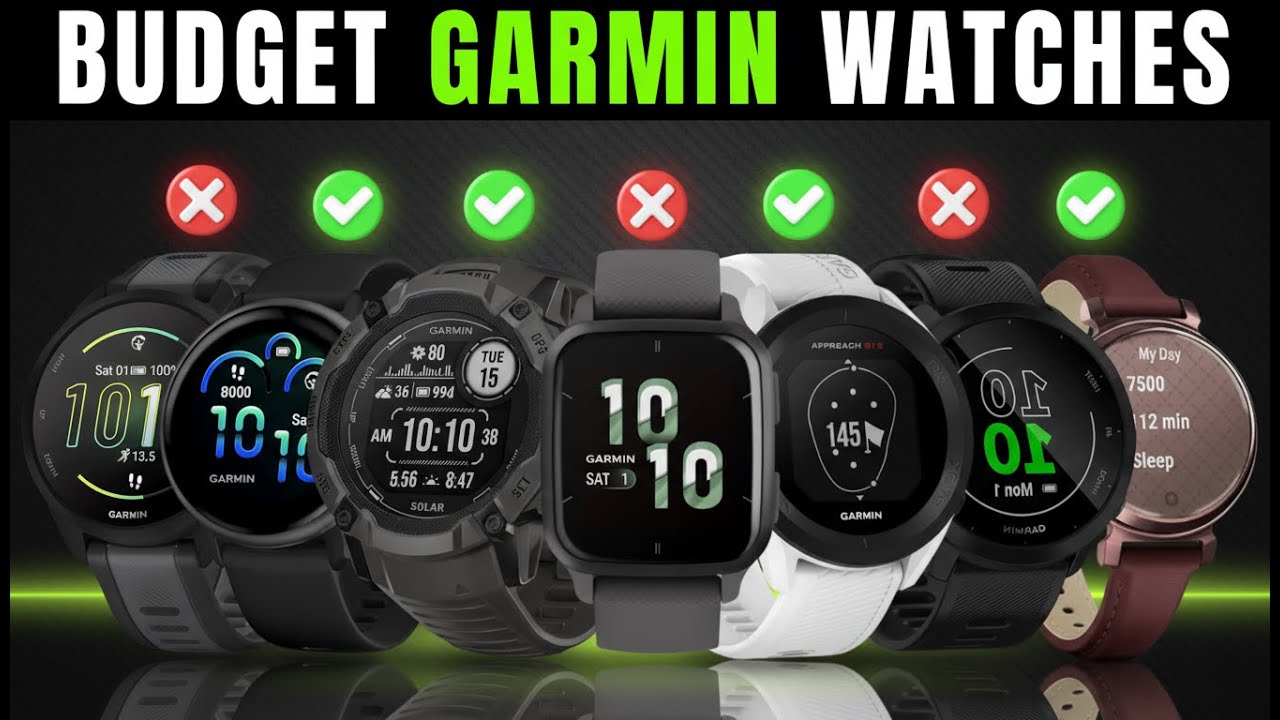 ✅ 7 Best Budget Garmin Watches [2026] ⌚ for Running, Cycling, Triathlon, Hiking & Golf &ndash; Men & Women