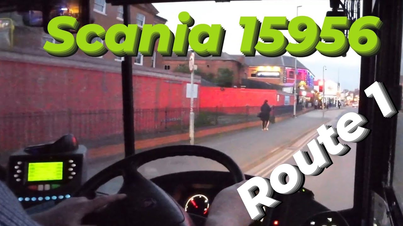 Bus 15956 stagecoach northampton route 1, bus trip, love driving