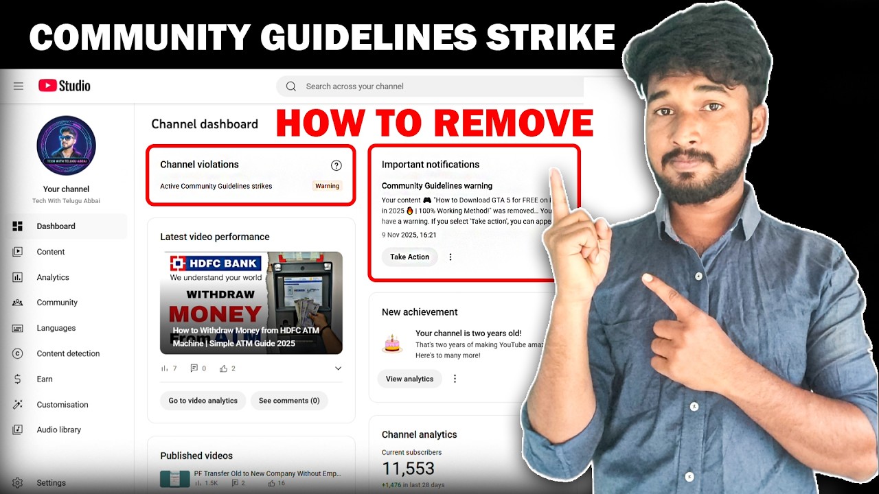 How to Remove Community Guidelines Strike on YouTube 2026